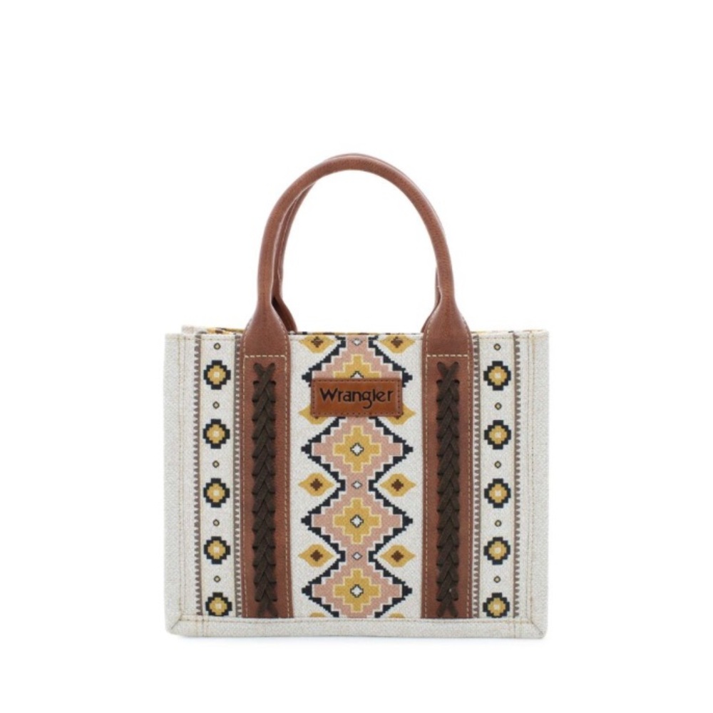 Wrangler Brown and Cream Tote Bag